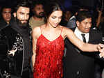 Deepika, Ranveer walk hand-in-hand