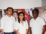 Swara Bhaskar (C) and Avinash Das (R) during the promotion
