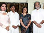 Durga Jasraj, Ustad Rashid Khan, SBI chairman Arundhati Bhattacharya and Pandit Vishwa Mohan Bhatt