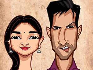 This cute cartoon of Alia Bhatt and Varun Dhawan is going viral on the  internet | Hindi Movie News - Times of India