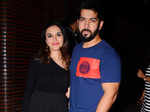 Rohit Dhawan with wife Jaanvi Desai