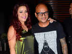 Aalim Hakim with his wife Shano attends the success party