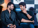 Prabhas and Rana during the trailer