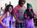 Holi celebrations at Upendra's house