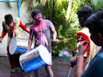 Holi celebrations at Upendra's house