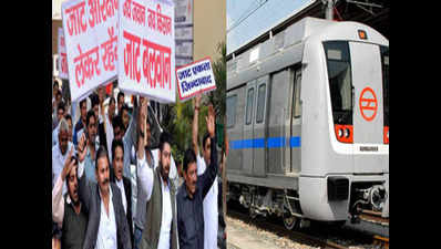 Jat agitation: Delhi Metro to stop its services in NCR from Sunday night