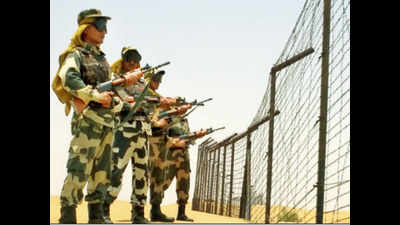 BSF officers visit firing site