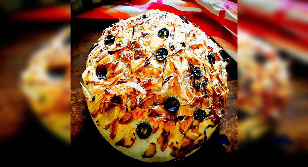 Healthy Focaccia Bread Recipe: How to Make Healthy Focaccia Bread Recipe | Homemade Healthy Focaccia