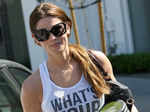Former Twilight cast Ashley Greene’s t-shirt suggests she is a fitness freak Photogallery - Times of India