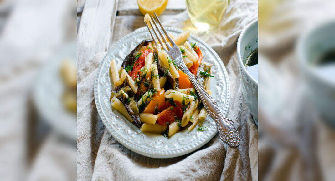 Roasted Vegetable Pasta Recipe How to Make Roasted Vegetable Pasta