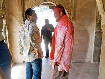 Sanjay Dutt comes to Rajasthan for Bhoomi's climax