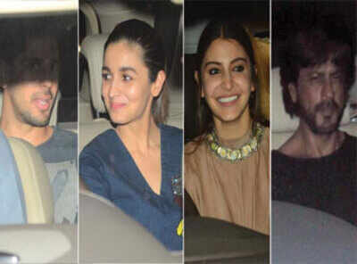 Shah Rukh, Rekha, Alia, Sidharth attend ‘Phillauri’ screening