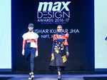 Models walk the ramp for designer Tushar Kumar Jha
