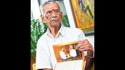 93-year-old rail fan from Chennai releases fourth book on railways