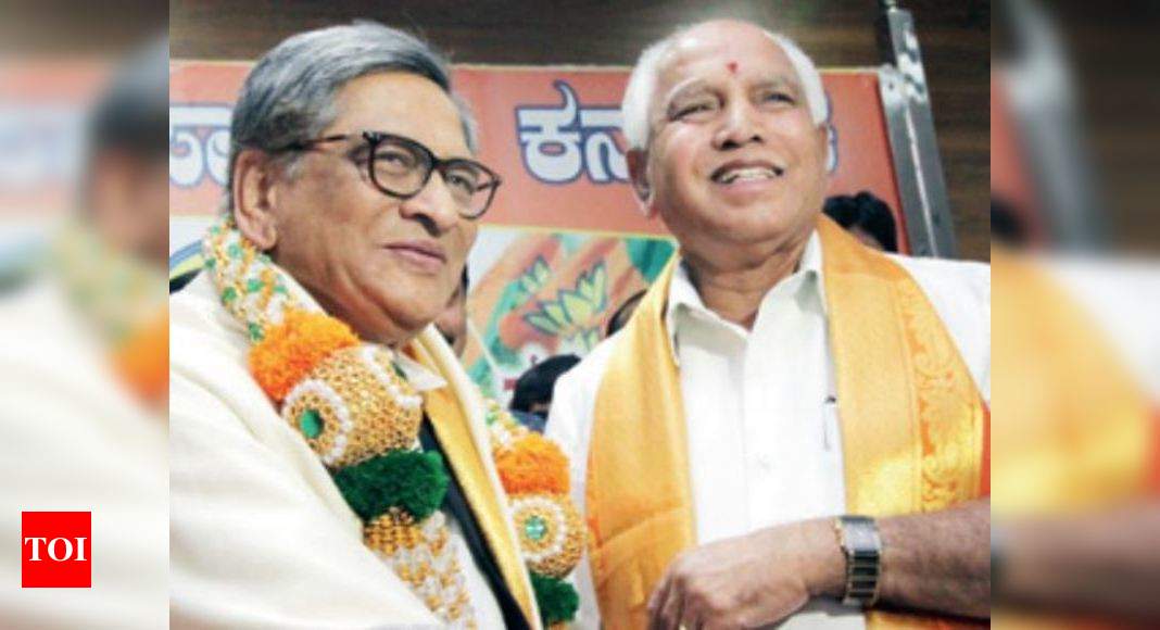 Difficult To Get Over Ties With Congress, Says SM Krishna | Bengaluru ...