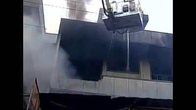 Delhi: Fire breaks out at plastic factory in Narela