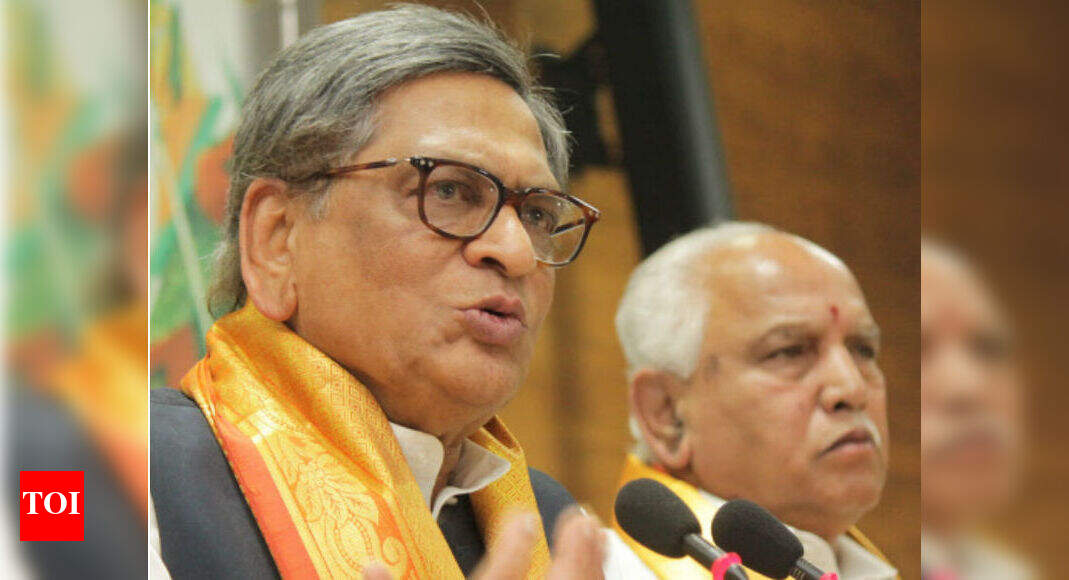 Narendra Modi: India on par with US, China because of Modi: S M Krishna ...