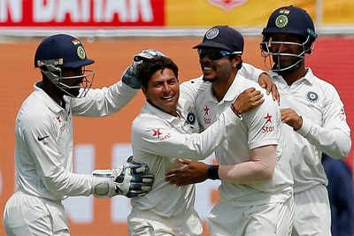 India v Australia: Smith's century, Kuldeep's dream debut leave 4th Test evenly poised