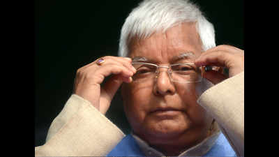 Lalu hurt as dais caves in