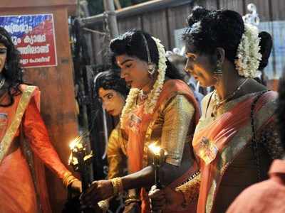 Transgender Temple Fest Kerala This Year S Chamayavilakku