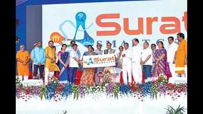Surat has become role model for country: Rupani