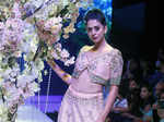 Malvika Raj showcases a creation for Lalit Dalmia