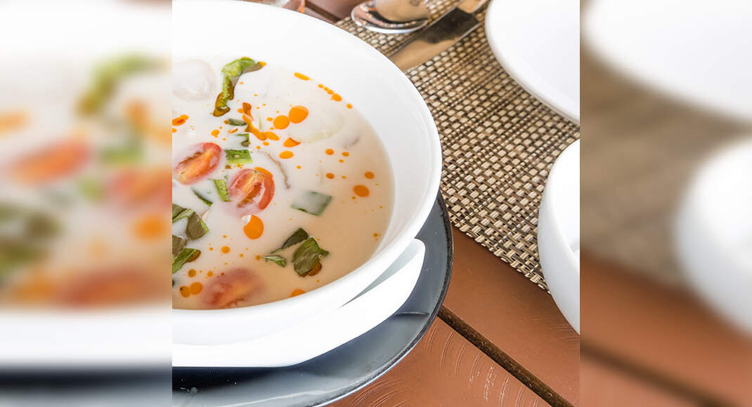 Coconut Peanut Soup Recipe: How to Make Coconut Peanut Soup Recipe | Homemade Coconut Peanut Soup Re