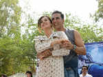 Taapsee Pannu and Akshay Kumar during the promotion