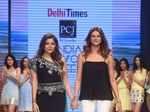 Designer Nandita Mahtani walks down the runway with Kanika Kapoor