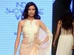 Designer Rina Dhaka’s collection is showcased by a model
