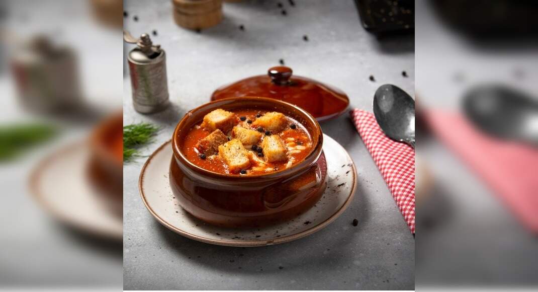 Tomato and Tofu Soup Recipe: How to Make Tomato and Tofu Soup Recipe | Homemade Tomato and Tofu Soup