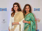 Twinke Khanna and her mother Dimple Kapadia walk the red carpet