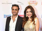 Rishi Sethia and Queenie Singh walk the red carpet