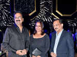 Dr Nayak (R) with guests during the product launch