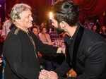 Shahid Kapoor and Amjad Ali Khan @ Hello! Hall of Fame Awards 2017