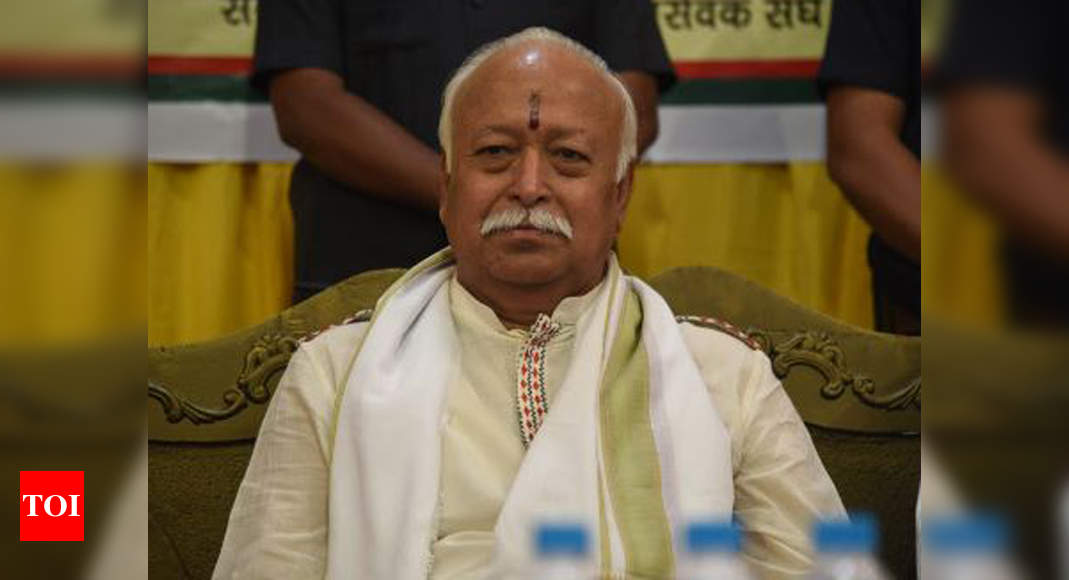 Mohan Bhagwat: Not in the presidential race, says RSS chief Mohan ...