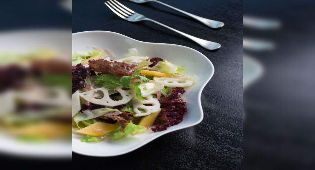 Mixed Salad with Lotus Root Recipe: How to Make Mixed Salad with Lotus Root Recipe | Homemade Mixed 