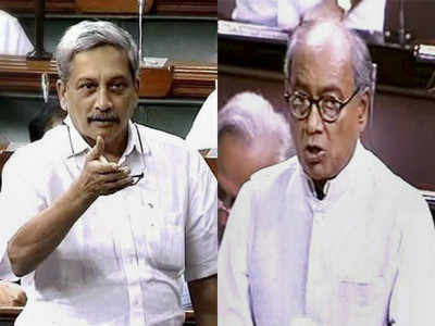 'Want to thank Digvijaya Singh': Goa CM Manohar Parrikar taunts Congress leader in Rajya Sabha