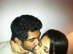 Rana kissing Trisha