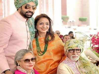 Throwback pictures of the Bachchans from a wedding in Abu Dhabi
