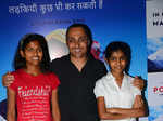 Poorna Malavath, Rahul Bose and Aditi Inamdar