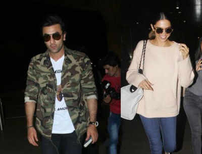 Deepika Padukone & Ranbir Kapoor’s airport style diaries!