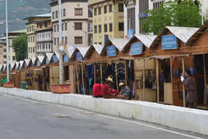 Go shopping at the Authentic Bhutanese Craft Bazaar