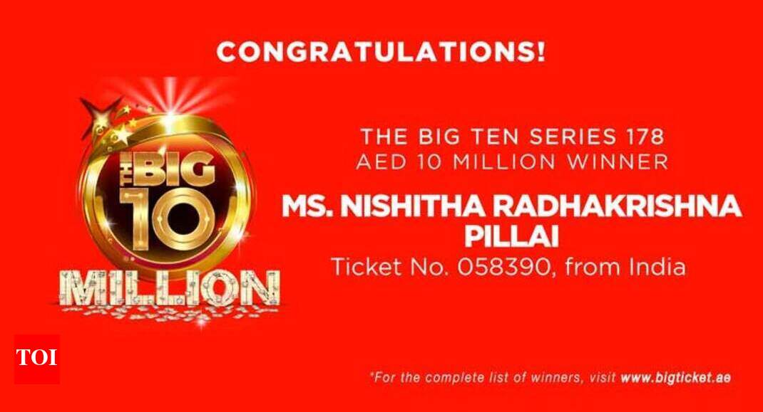 Indian Doctor Wins Over Rs 17 5 Crore In Lottery In Uae Times Of India