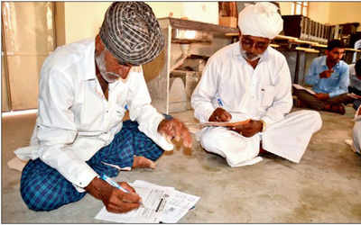 No age bar: Senior citizens take school exams | Jaipur News - Times of India