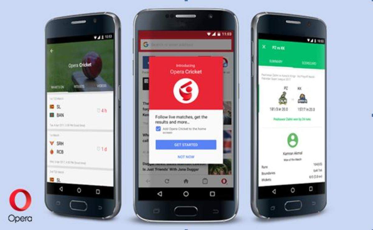 Opera Mini Browser Updated With Opera Cricket Feature Latest News Gadgets Now