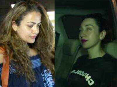 Karisma Kapoor and Amrita Arora chill at Kareena Kapoor's place