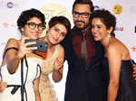 Dangal star Aamir with his onscreen daughters