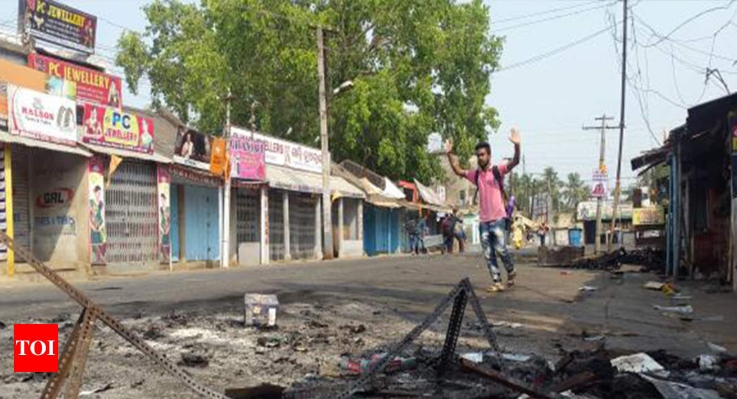 Bhadrak Violence Curfew Remains In Force In Odishas Violence Hit