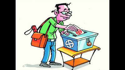 Election department orders party workers who are not voters to leave R K Nagar